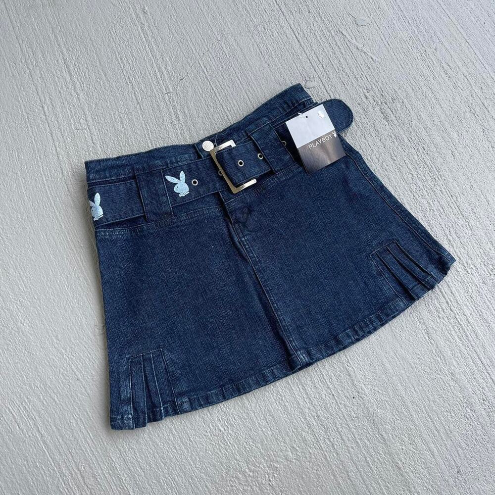 Y2k Affliction Alternative Playboy Skirt